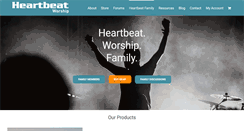 Desktop Screenshot of heartbeatworship.com